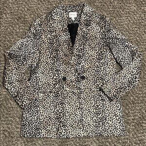 Nine West Animal Print Blazer